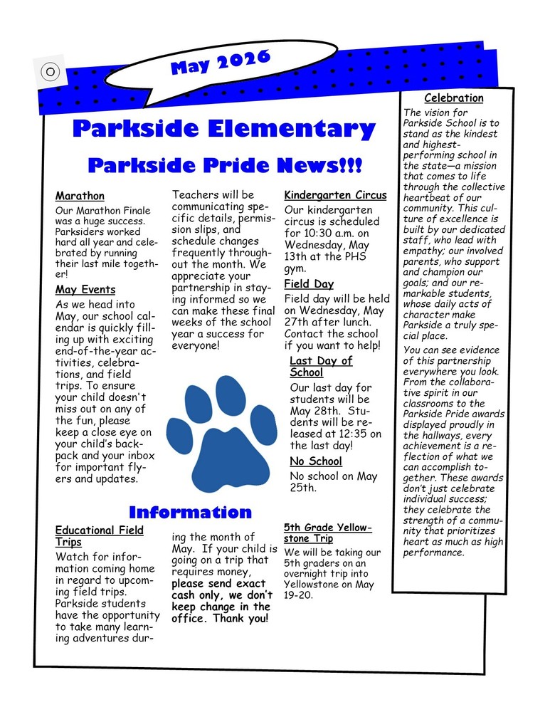 May Newsletter