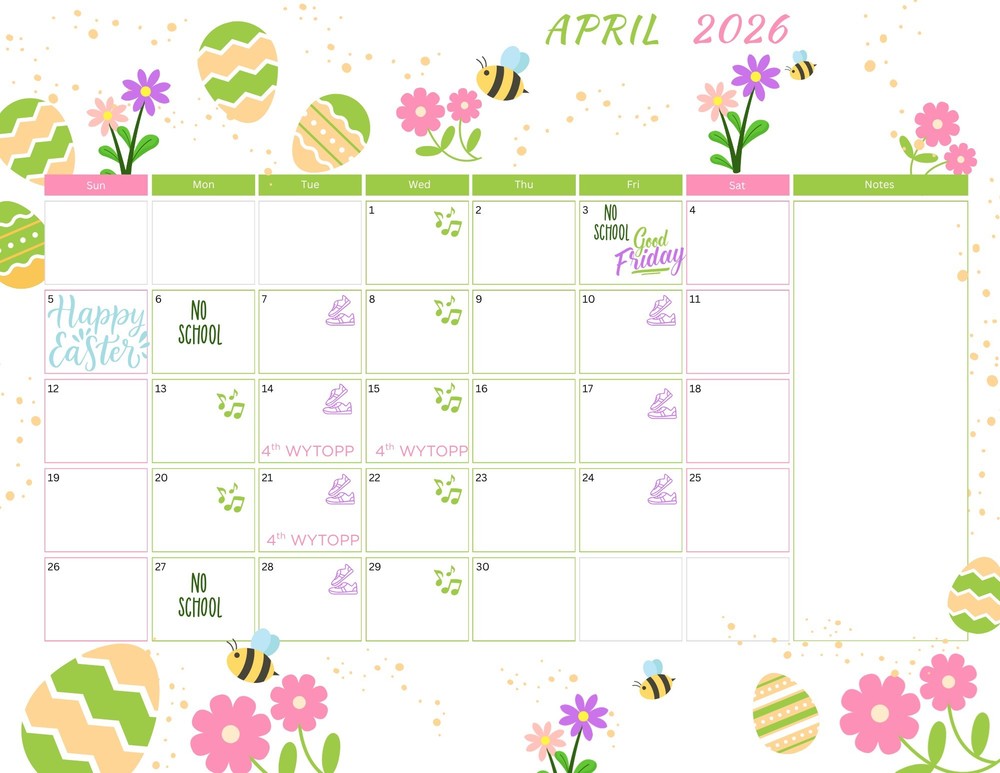 April Calendar