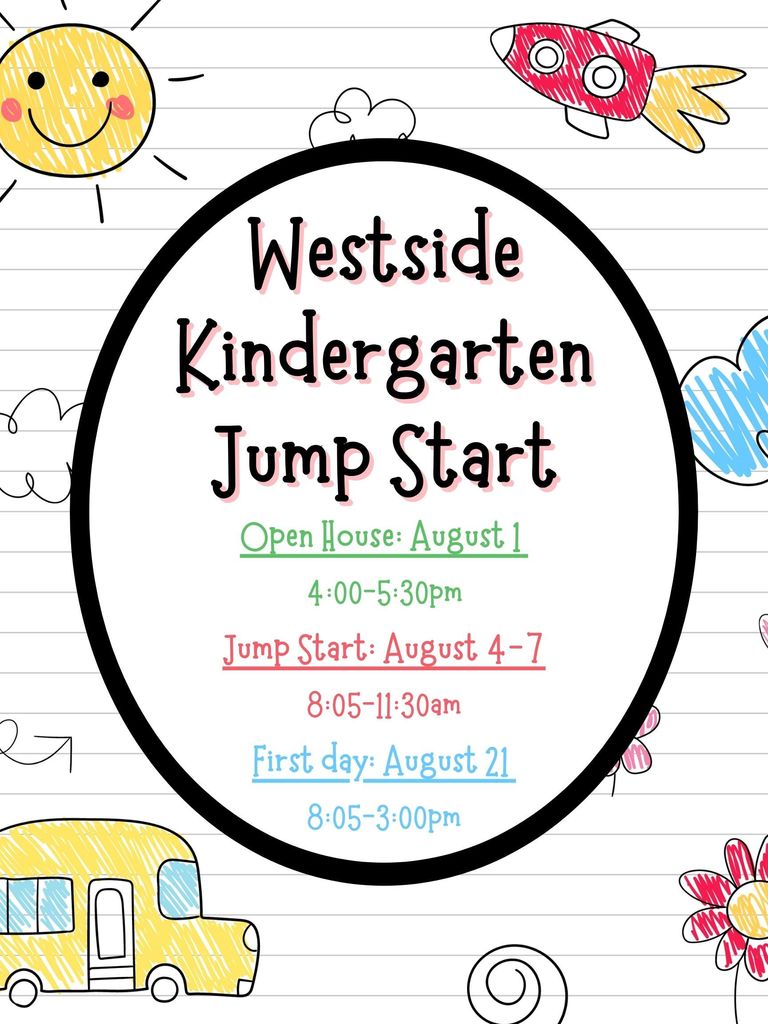 Westside Kindergarten jump start date information