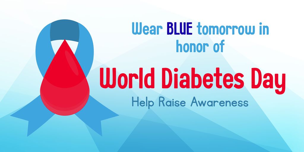 Wear Blue for National Diabetes Day on Nov. 14th