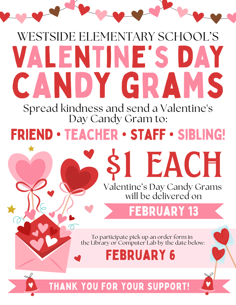 Valentines day candy gram - order by february 6th