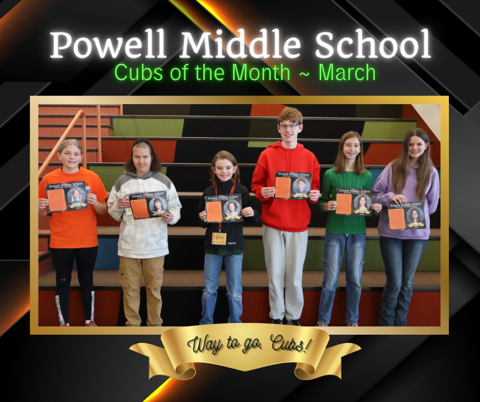 A group of 6 students standing in front of a large staircase
