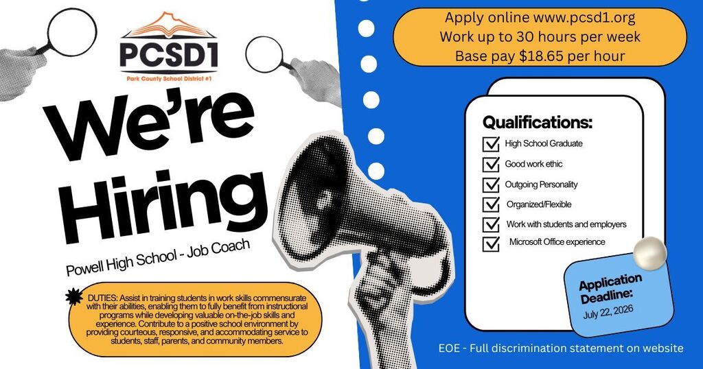 Job Coach vacancy announcement