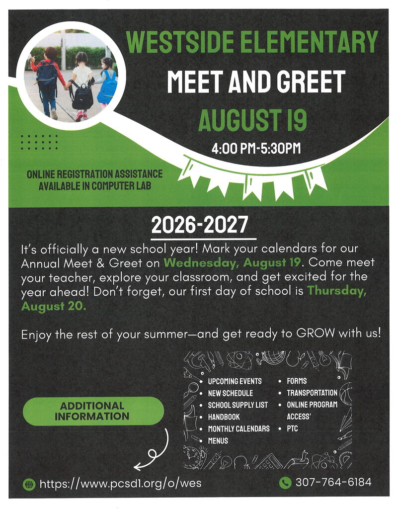Meet and greet on August 19 from 4:00 to 5:30 pm.