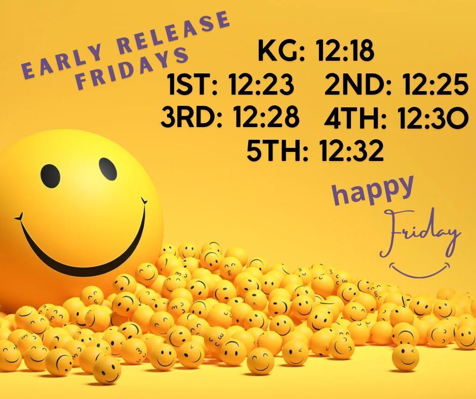 Early Release Fridays - times