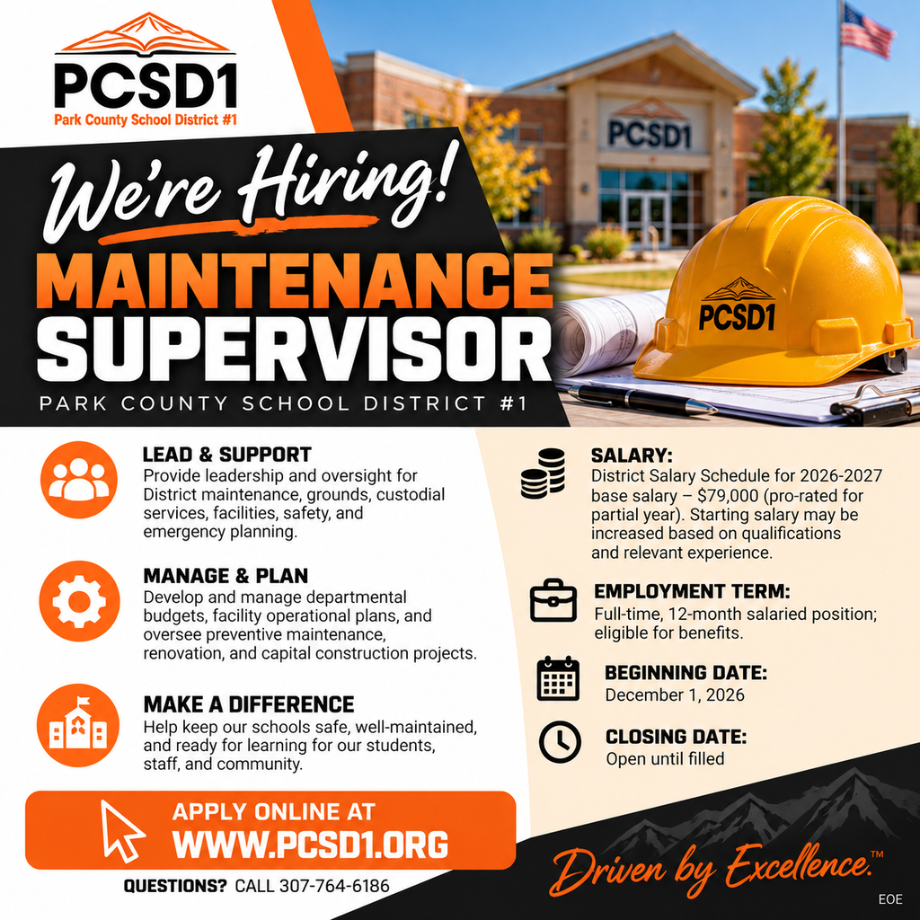 maintenance supervisor vacancy