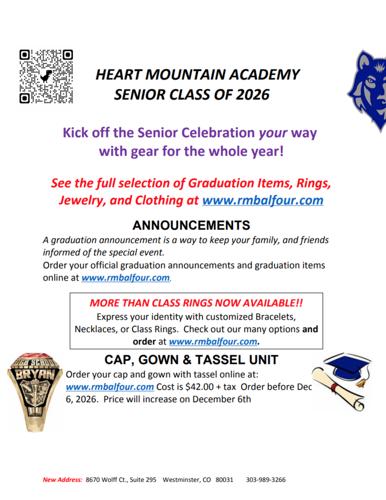 Balfour Graduation Order