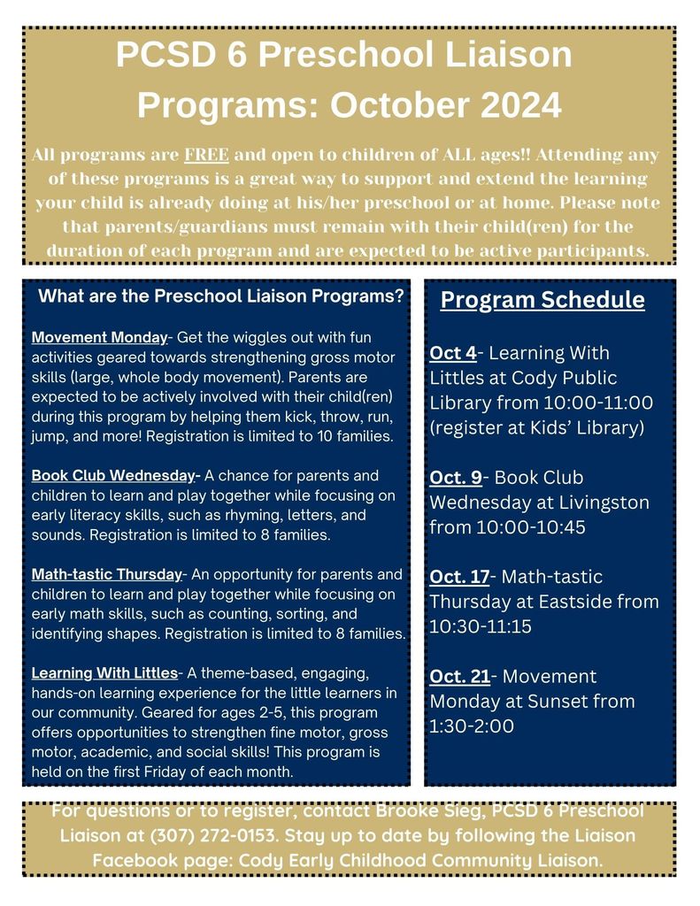 October 2024 Liaison Programs