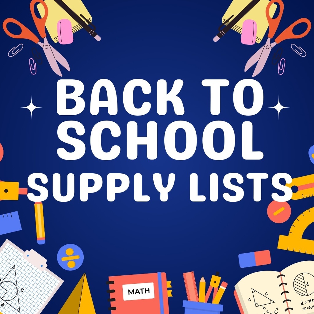 Back to School Supply Lists