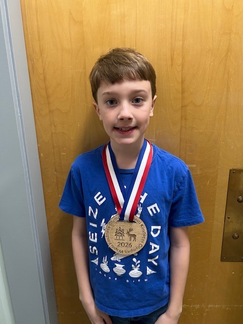 Jace won a gold medal by showing RESPECT to his classmates and teacher. He patiently waited until the teacher was done talking before sharpening his pencil. Keep it up Jace!