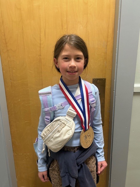 Amelia showed Kindness and Helpfulness by helping another classmate during art. Keep it up Amelia!