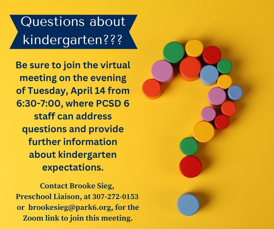 Kindergarten Virtual Meeting