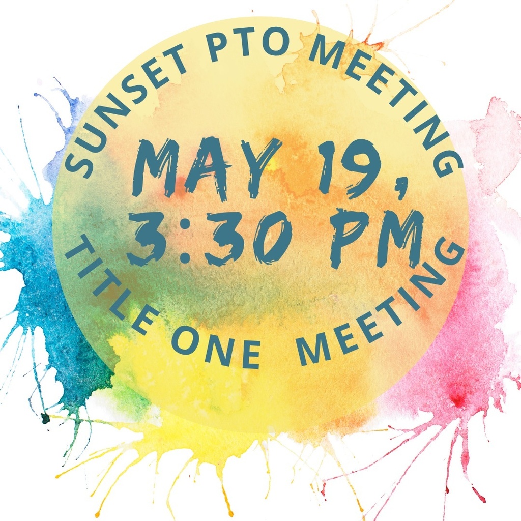 Sunset PTO meeting