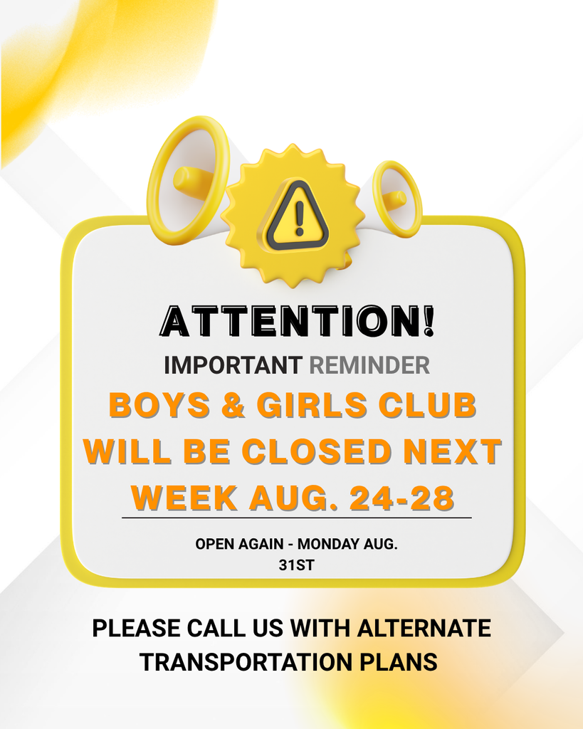 Boys & Girls club Closed