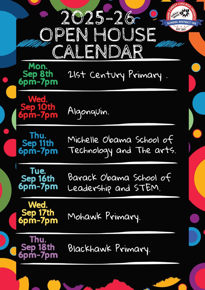 Open House Calendar