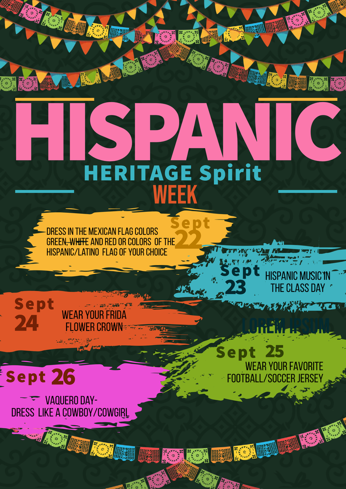 Hispanic Heritage Spirit Week