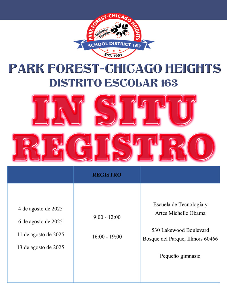 August Onsite Registration Dates