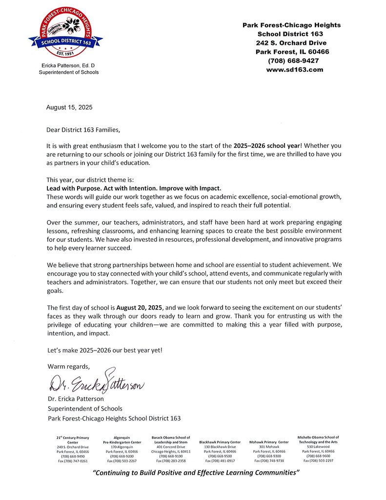 Family Letter