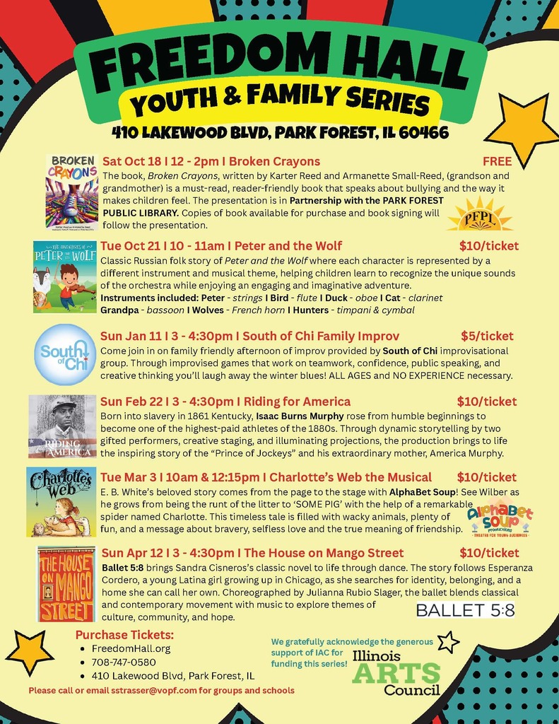 Freedom Hall Youth & Family Series