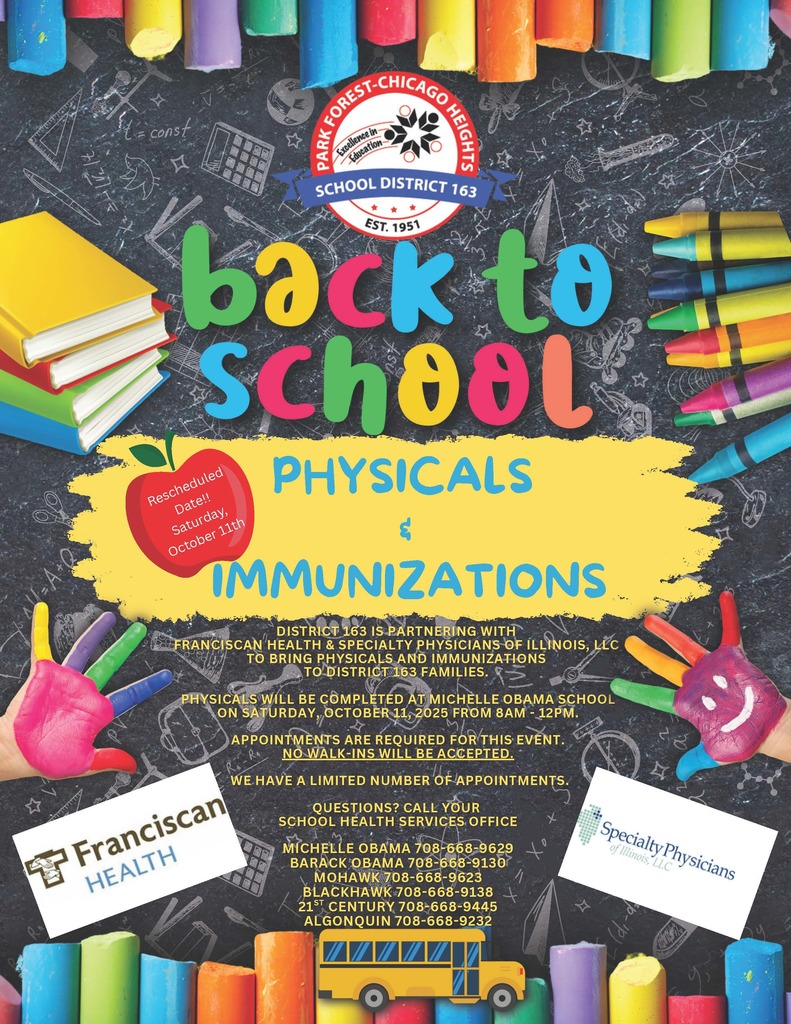 Physical Immunization Back to School Clinic Flyer