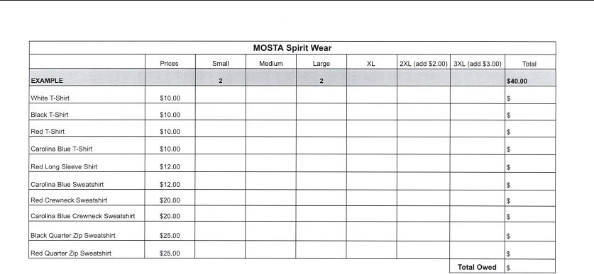 order form