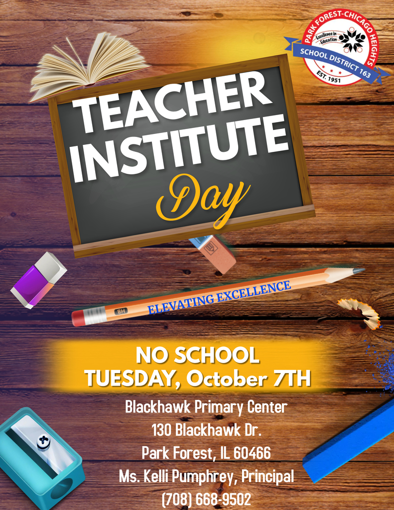 Teacher Institute Day No School for Students