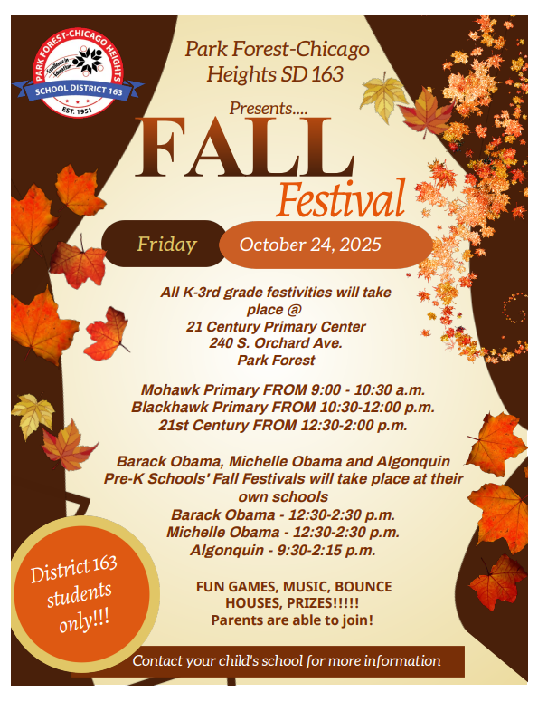 Friday, October 24th is Fall Fest at B arack!