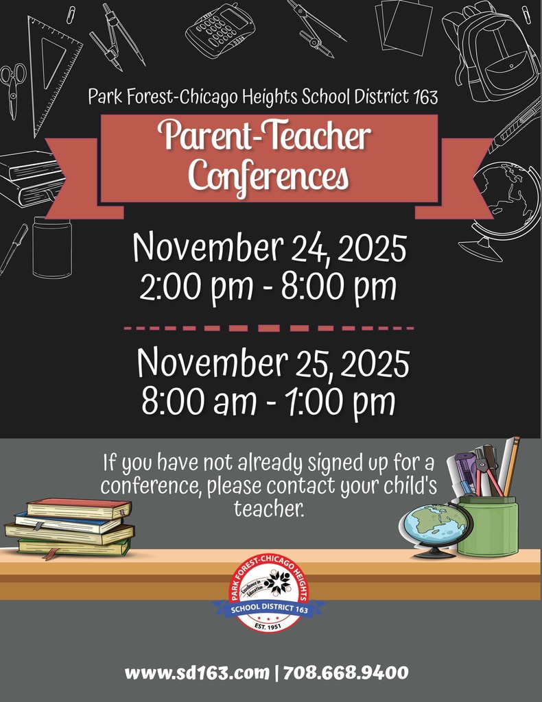 No School Parent Teacher Conferences November 24, 2025 and November 25, 2025