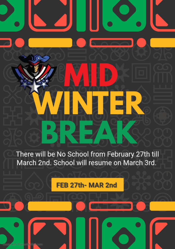 Mid Winter Break Flyer