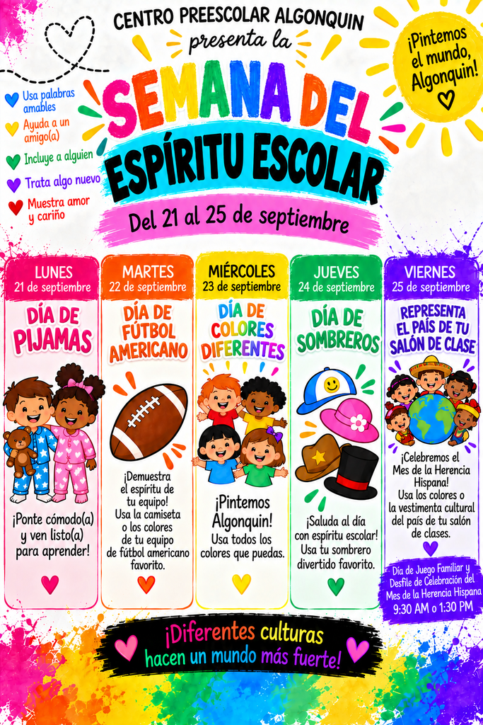 Spirit Week Spanish