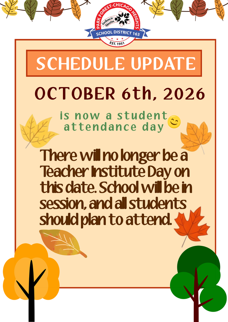 Schedule Change 10-6