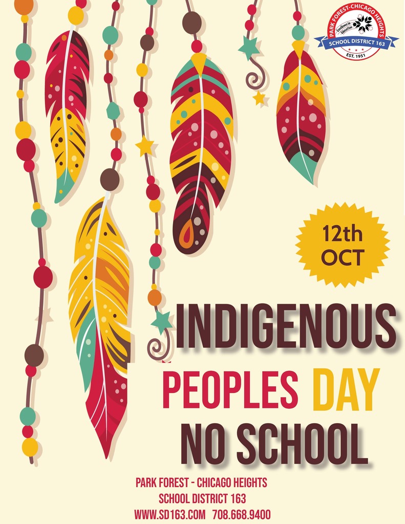There is NO SCHOOL on Monday, October 12, 2026. We will be observing Indigenous Peoples' Day. School and District office hours will resume on Tuesday, October 13, 2026.