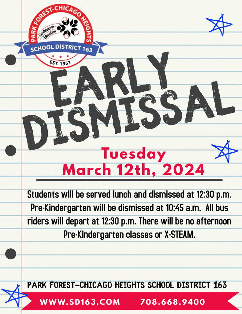 Early Dismissal- March 12th