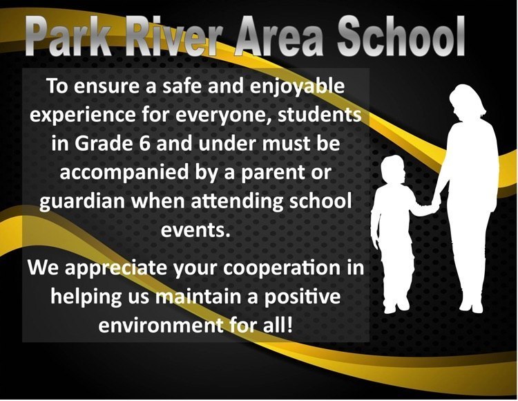 Student supervision rules at events.