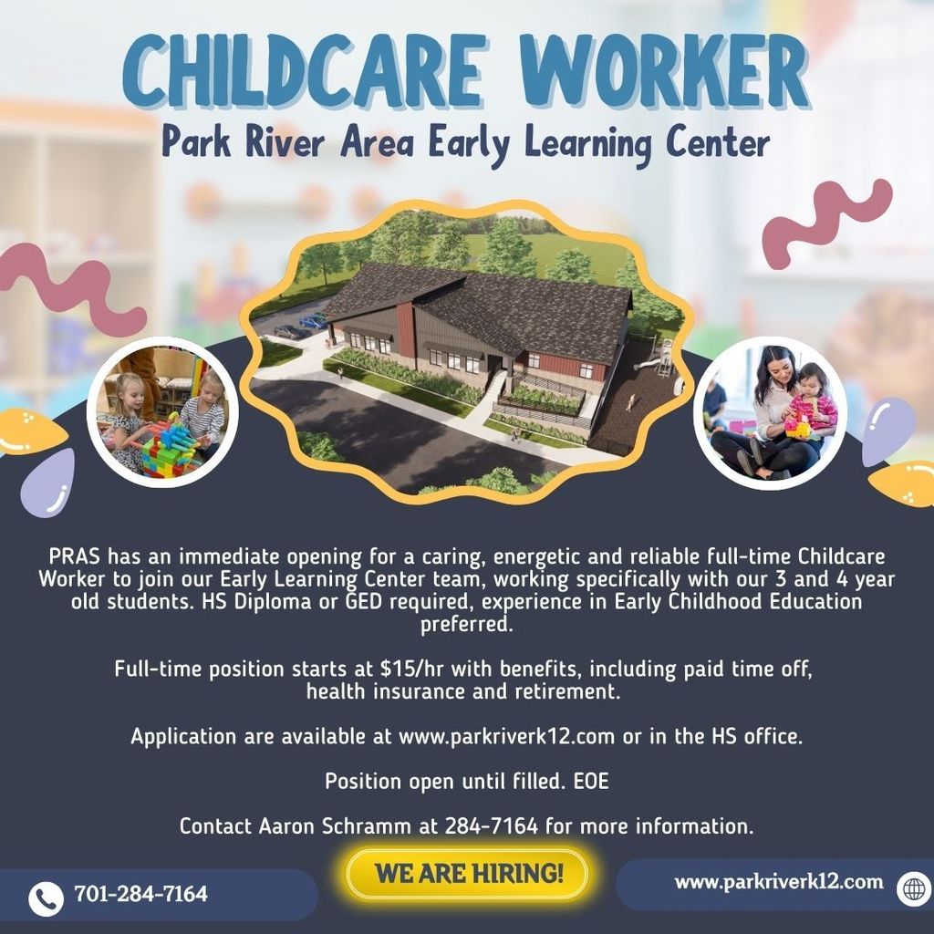 Help Wanted - Childcare Worker
