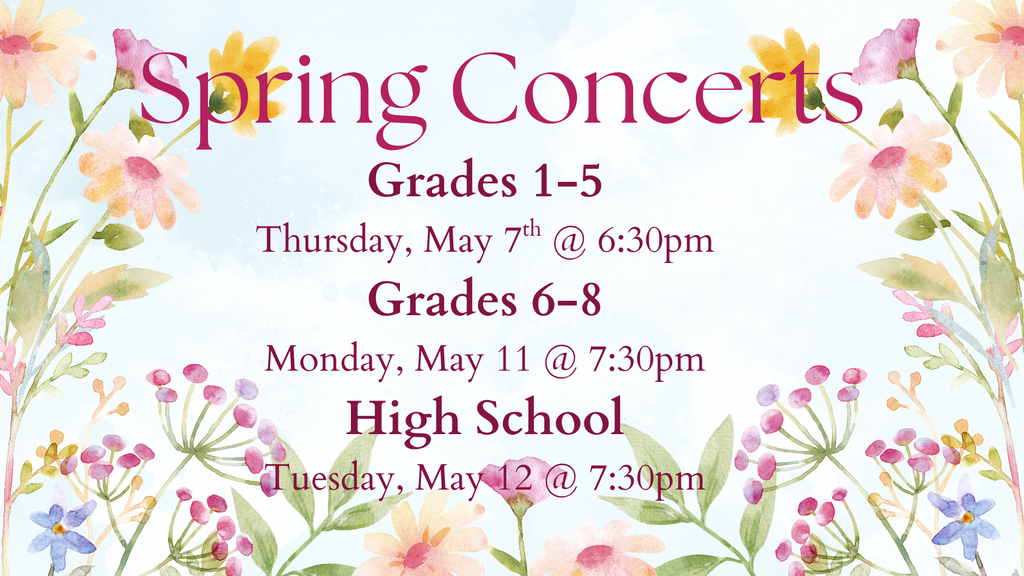 spring concerts