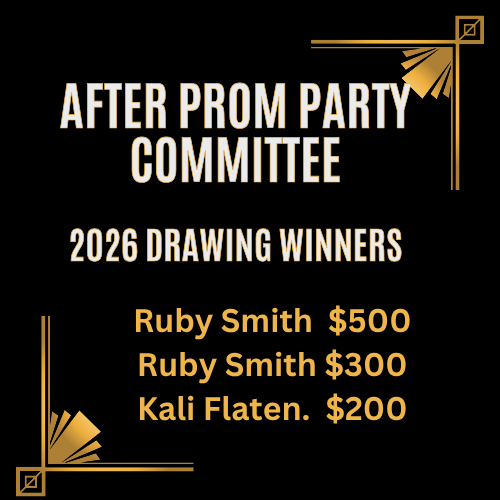 after prom party drawing winners