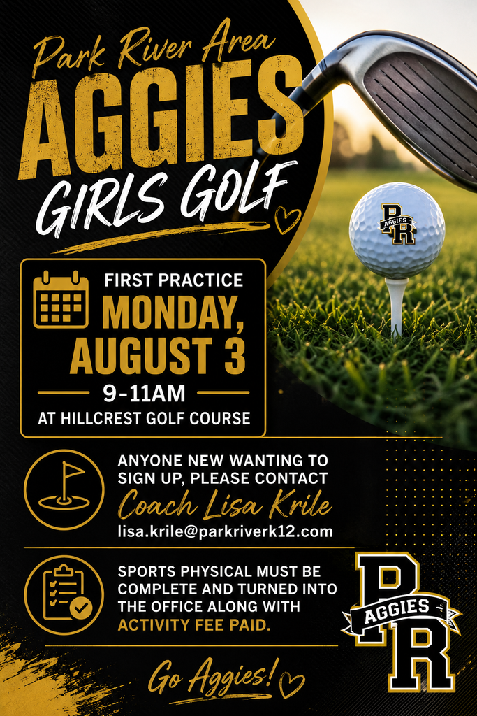 Girls Golf Practice begins Monday, August 3rd!