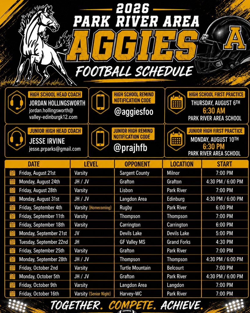 2026 Football Schedule