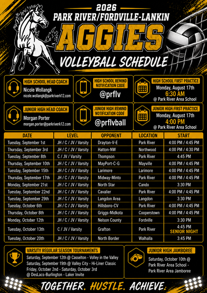 Volleyball Schedule