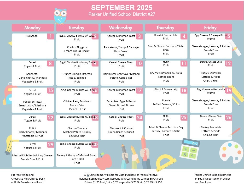September Menu