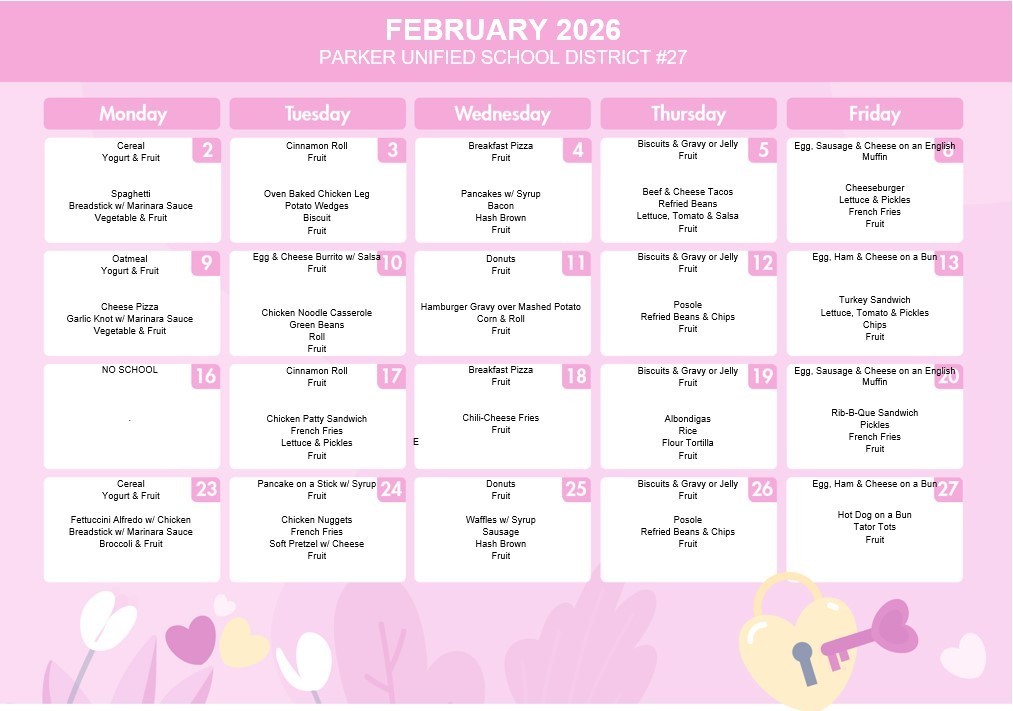 Feb Menu