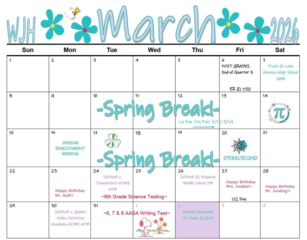 March Calendar