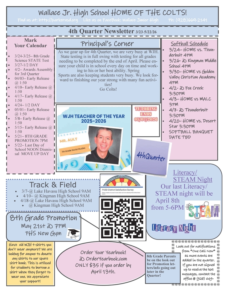 4th Quarter Newsletter