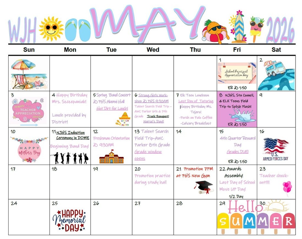 May Calendar