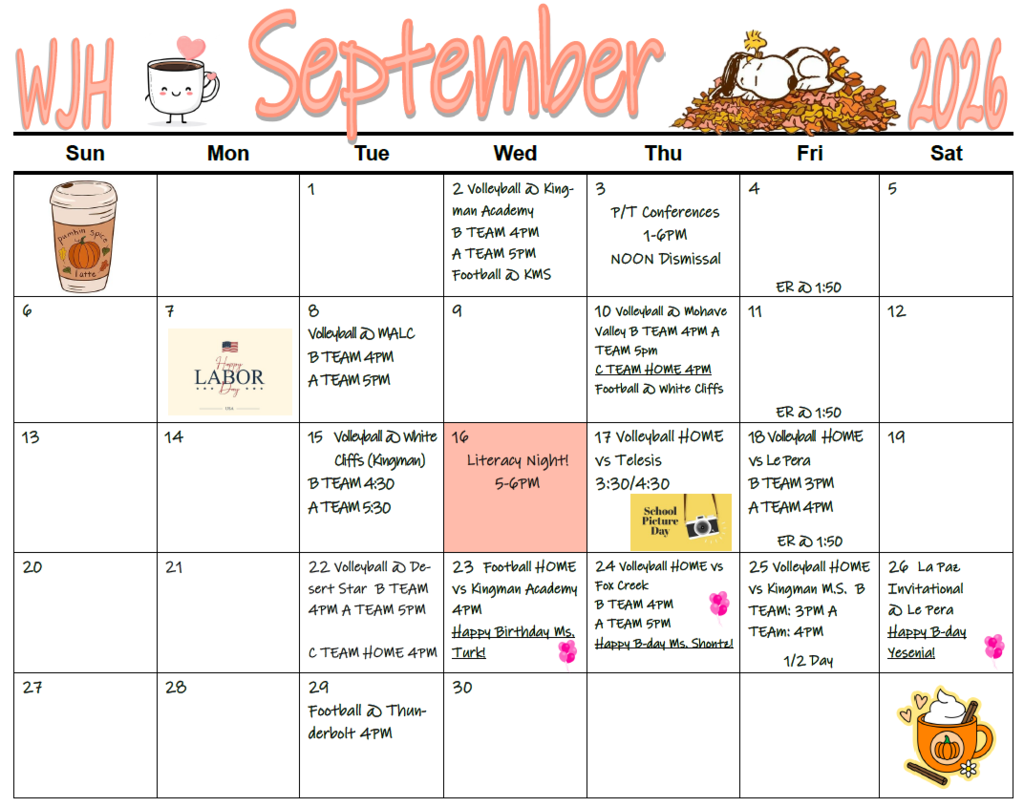 Sept Calendar