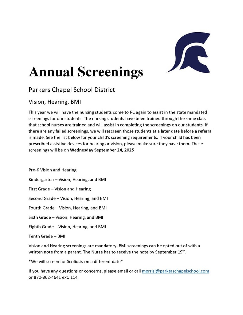 Annual Screenings