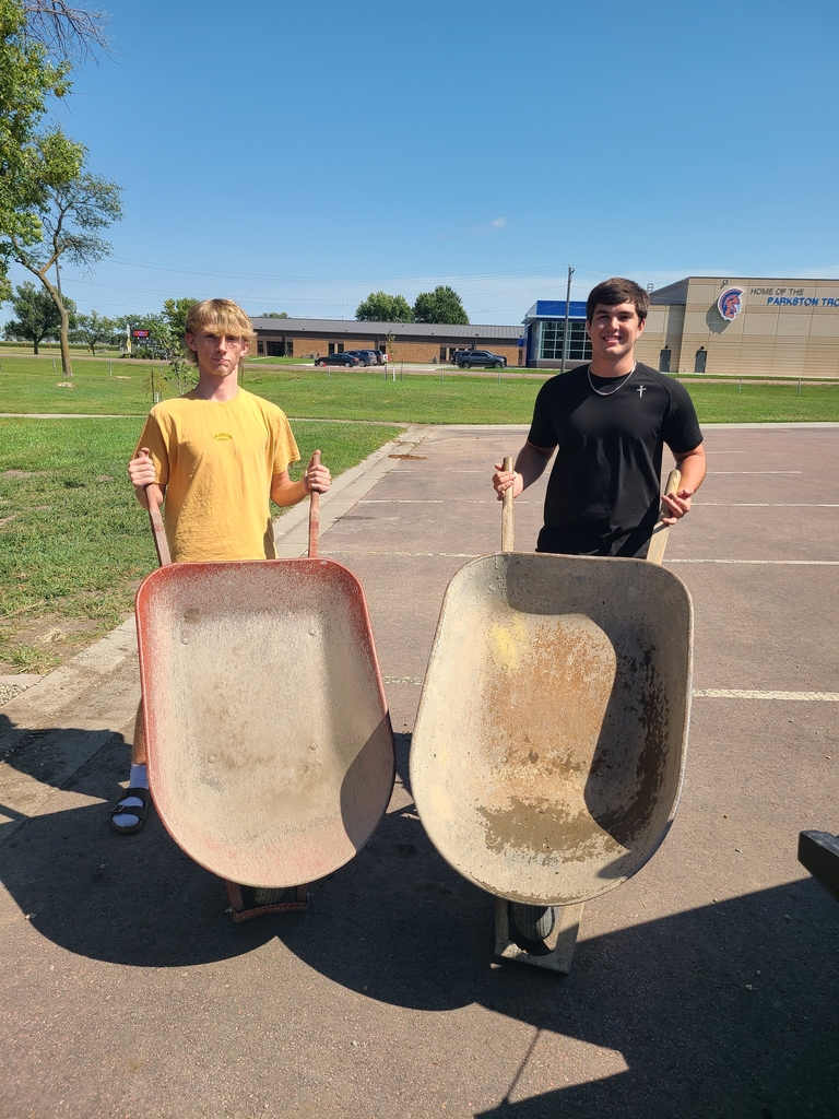 These two did the heavy moving!