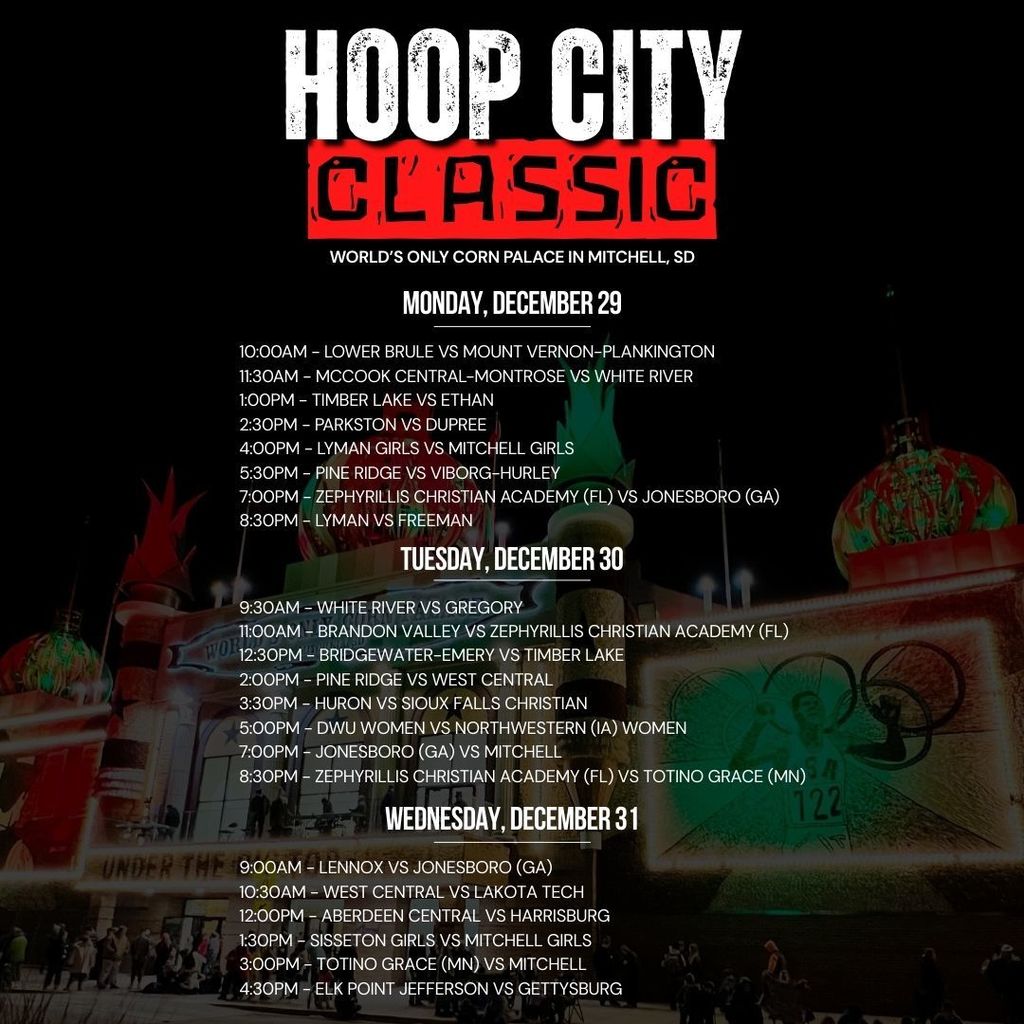 Hoop City Schedule
