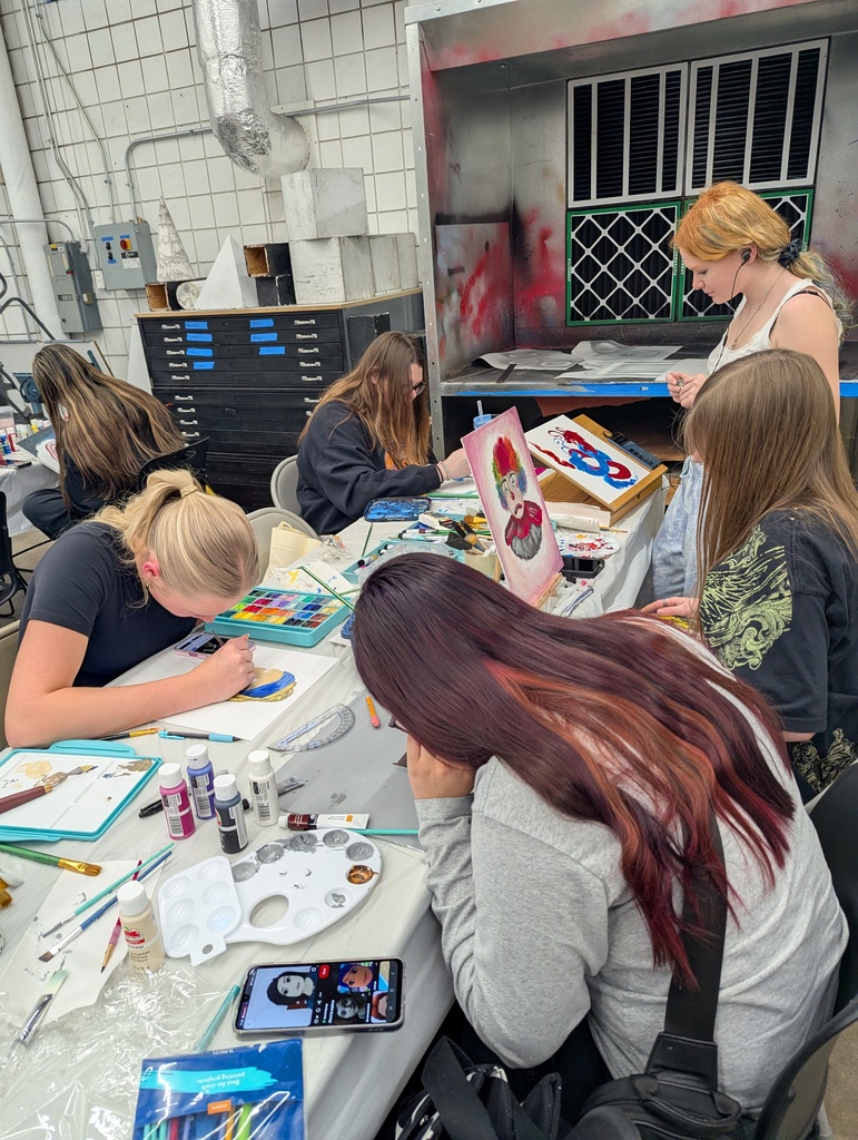 our students working 